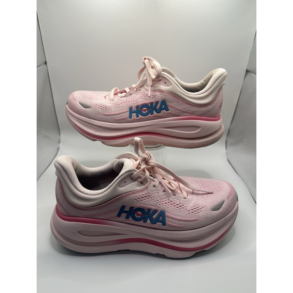 Hoka Bondi 9 Pink Womens 7.5 WIDE